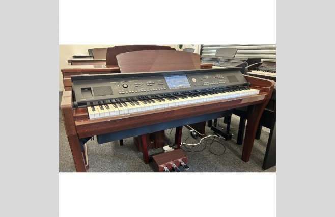 Yamaha CVP609 Polished Mahogany Digital Piano, Used - Complete Package (SN:BCSZ01004) - Image 4